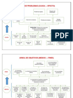 Ejemplo de Arbol de Problemas y Objetivos