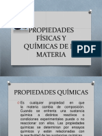 Propiedades Físicas Y Químicas de La Materia