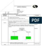 Sesión de Aprendizaje