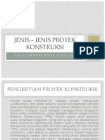 Jenis - Jenis Proyek Konstruksi