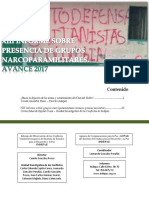 Informe Grupos Paramilitares 2017