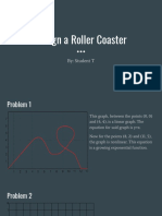 Design Roller Coaster - Student T