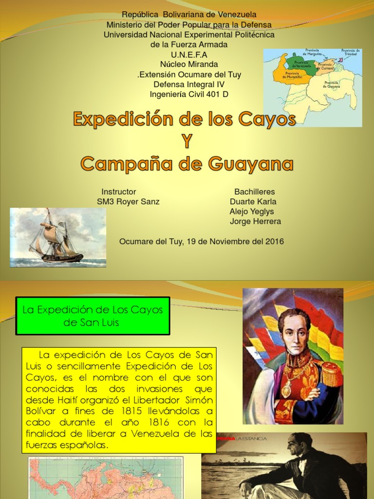 La Expedición de Los Cayos de San Luis PDF Operaciones militares