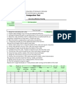 Compaction Test: King Fahd University of Petroleum & Minerals CE 353 Soil Mechanics Laboratory