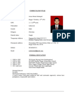 CV Personal - Josua Hotasi Sitompul (Sebelum UPP Chevron, MT HK, Dan BPS Pertamina)