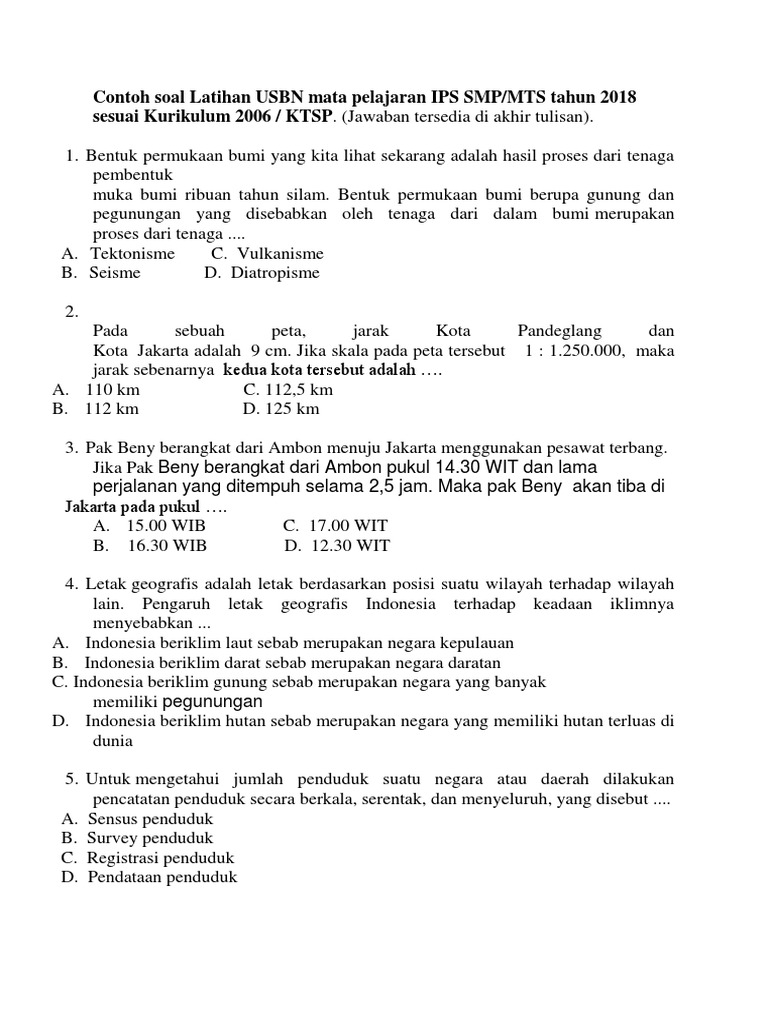 Contoh Soal Hots Essay Bahasa Indonesia | bank soal un pdf