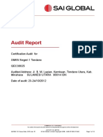 Audit Cover Summary Page