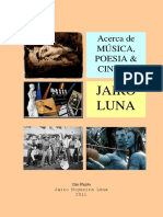 Acerca Da Música, Poesia & Cinema PDF