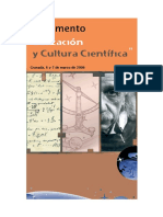 Educacic3b3n y Cultura Cientc3adfica