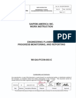 Engineering Planning, Progress Monitoring and Reporting