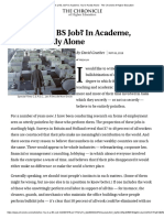 Are You in a BS Job_ in Academe, You’Re Hardly Alone - The Chronicle of Higher Education