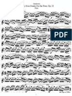 24 Etudes For The Flute - Andersen PDF