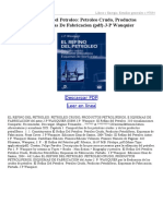 El Refino Del Petroleo Petroleo Crudo Productos Petroliferos E Squemas de Fabricacion PDF