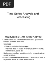 Time Series Analysis and Forecasting