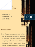 HRM Paper Presentation: Presenting by Sudharshan K M VVN Imtr