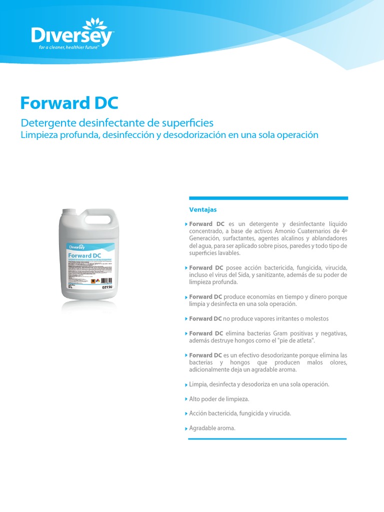 PSS Forward DC | PDF | Detergent | Disinfectant