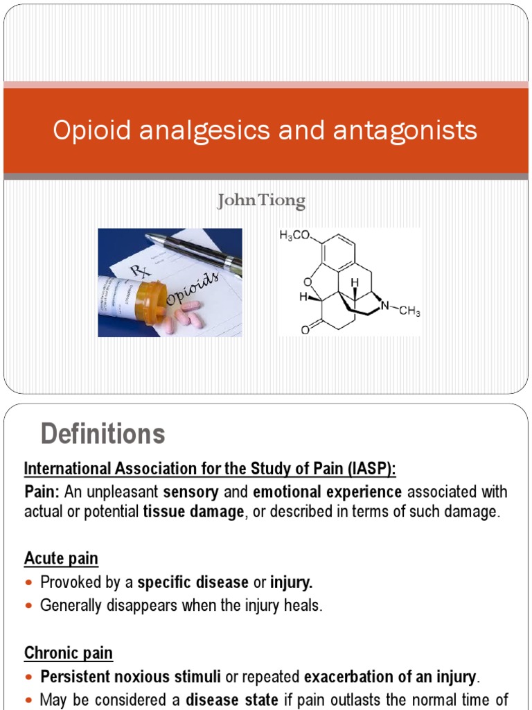 Opioid Analgesics: Mechanisms and Effects | PDF | Opioid | Analgesic