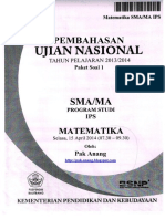 Pembahasan  UN MTK IPS SMA 2014 Paket 1.pdf