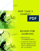 Why Take A Sample?