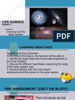 ELS - Lesson 2 Universe & The Solar System