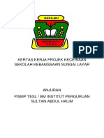 Kertas Kerja Projek Keceriaan Sekolah Kebangsaan Sungai Layar