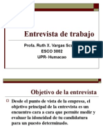 Entrevista de Trabajo