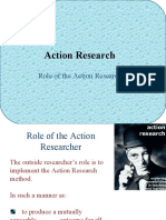 Action Research: Role of The Action Researcher