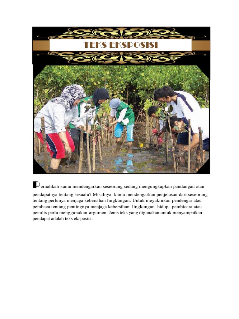 Teks Eksposisi Pembangunan Dan Bencana Lingkungan Beserta