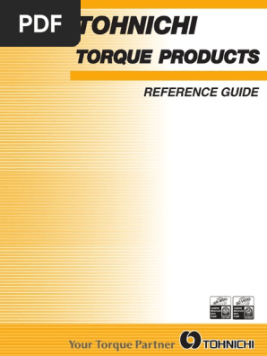 Tohnichi Katalog 07 En Calibration Screw