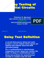 Delay Testing of Digital Circuits