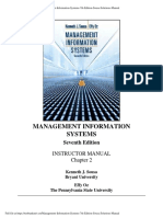 Management Information Systems 7th Edition Sousa Solutions Manual PDF
