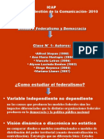 ICAP Federalismo y Democracia 20-09-2010