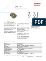 Check Valves, Size 04 ... 25: Plate-Type, Screw-In Design Series RVE ... 140 L/min, 350 Bar (500 Bar)