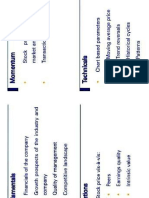 Four Dimension of Stock Analysis