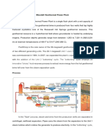 Blundell Geothermal Power Plant: Process