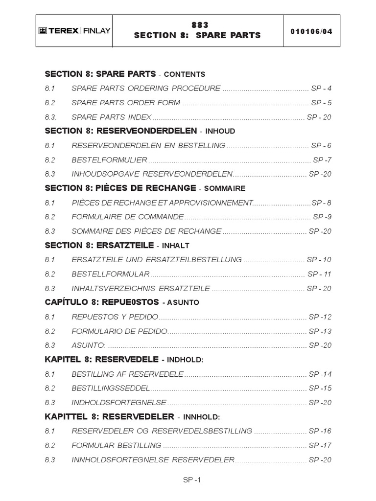 Spare Parts Ordering Guide | PDF | Business | Computing And Information ...