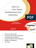 Webinar - Higher Returns On Software Product Testing With Rationalized Team Collaboration