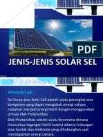 Jenis-Jenis Solar Sel