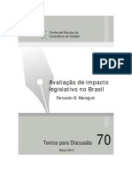 Artigo - Análise de Impacto Legislativo - Fernando Meneguin