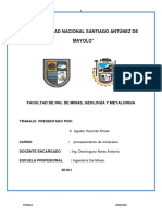 Analisis Gravimetrico Del Mineral