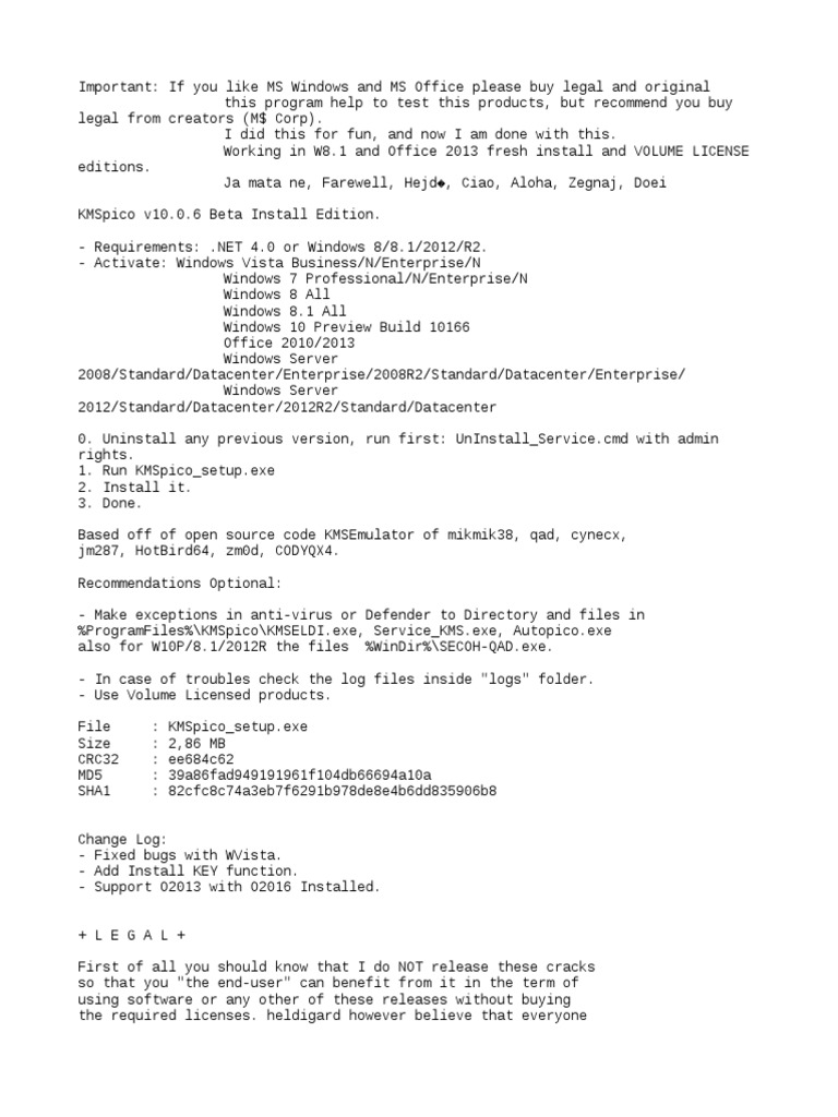 KMSpico Instalador PDF Business