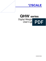 QHW digital scale user guide