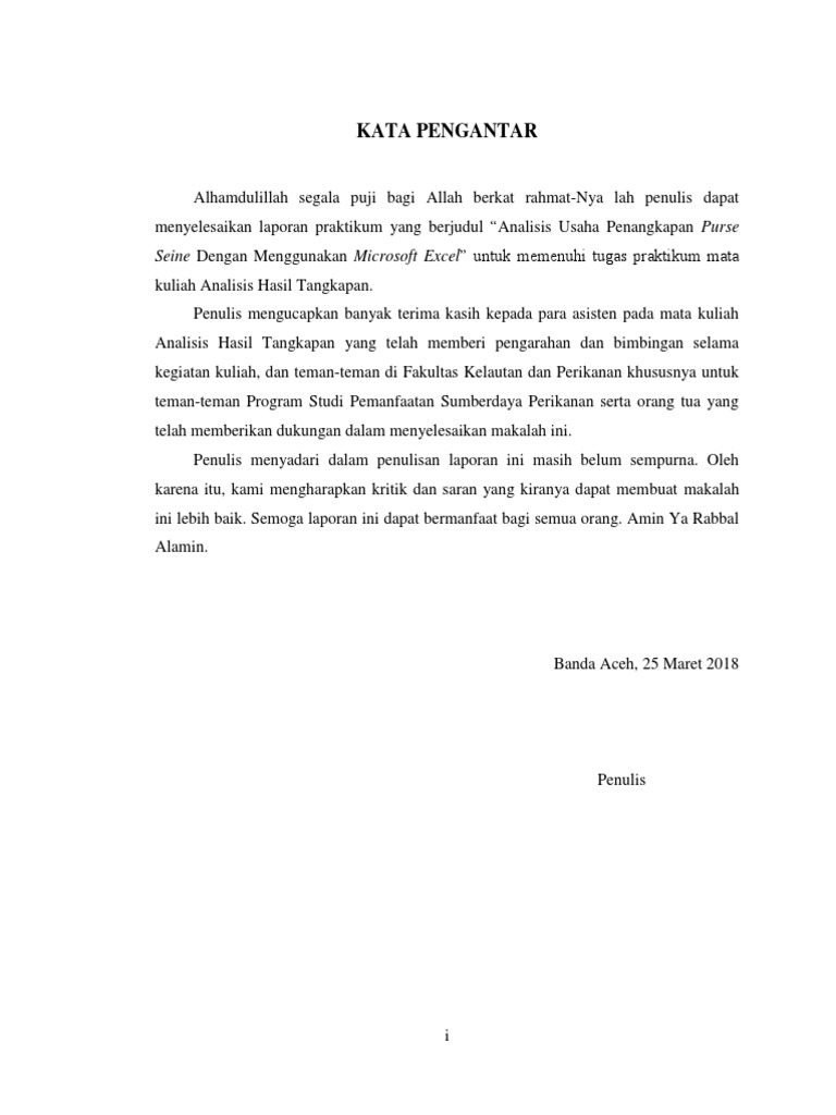 Laporan Praktikum Analisis Hasil Tangkapan | PDF