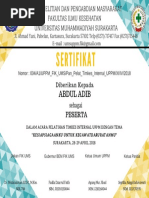 Sertifikat Abdul Adib
