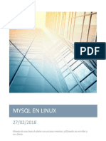 MySQL en Linux - Fixed