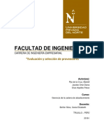 Evaluacion y Seleccion de Proveedores