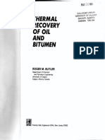 Thermal Recovery Of Oil Butler 1991 Pdf Combustion Petroleum Reservoir