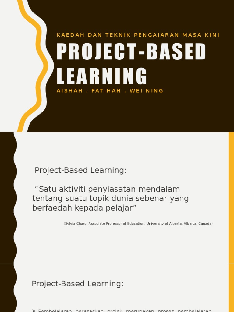 Project Based Learning | PDF