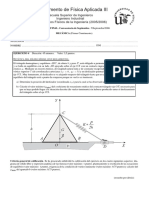 Fundamentos Físicos de la Ingeniería exam final mechanics problems