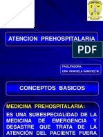 Atencion Prehospitalaria. Conceptos Basicos.